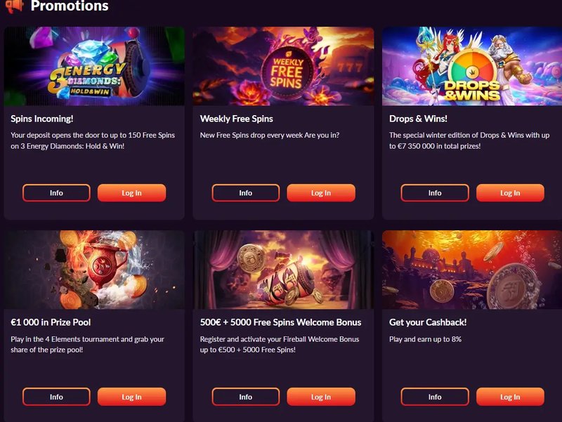 Odkryj największe bonusy w Fireball Casino – aplikacja i kas